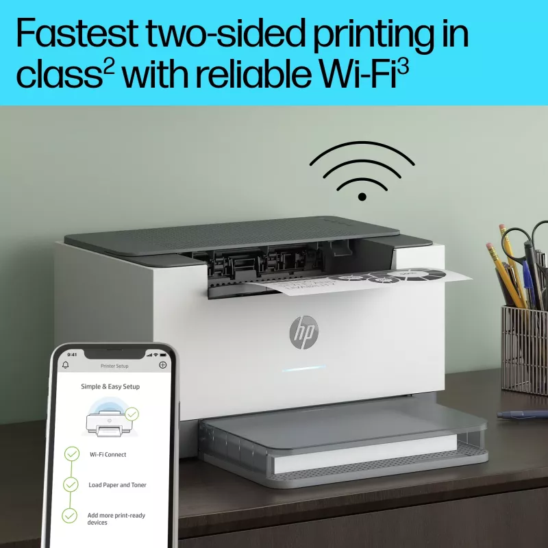 HP LaserJet M209dw Printer, Laser, 600 x 600 DPI, A4, 29 ppm, Duplex printing, White