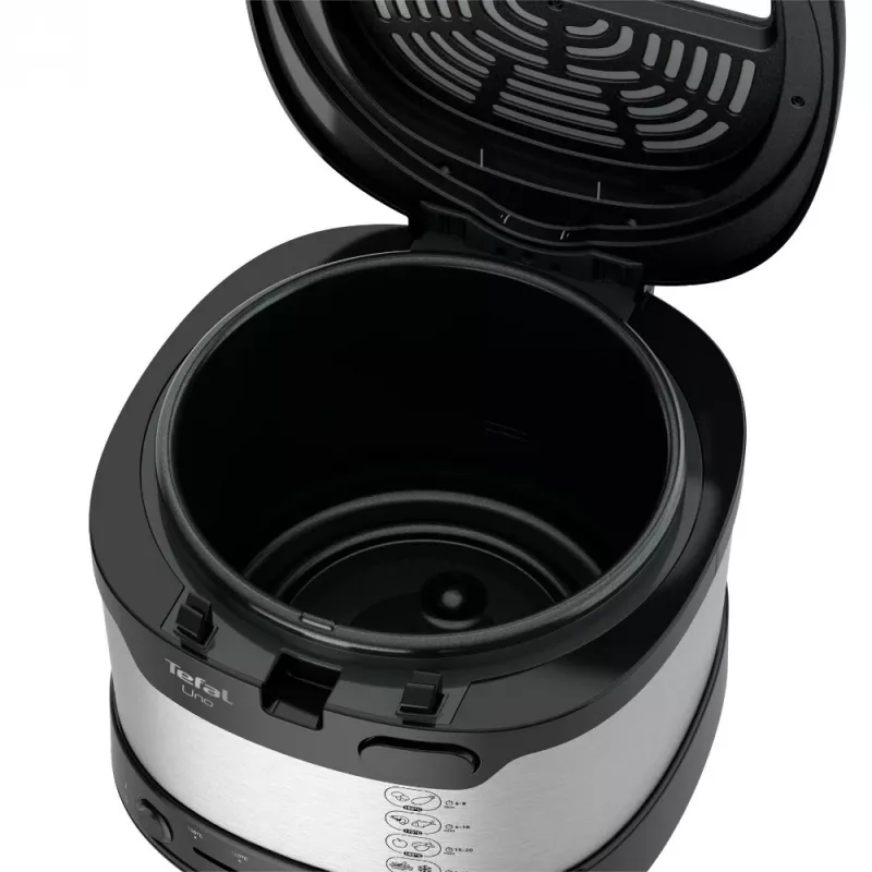 Tefal Uno FF215D Single 1.8 L Stand-alone 1600 W Deep fryer Black, Stainless steel