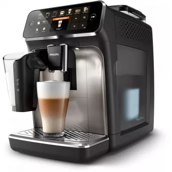 Espresso machine Philips EP5447/90 — fully automatic, 1.8 L water tank, 275 g bean hopper, 15 bar, 0.26 L milk tank
