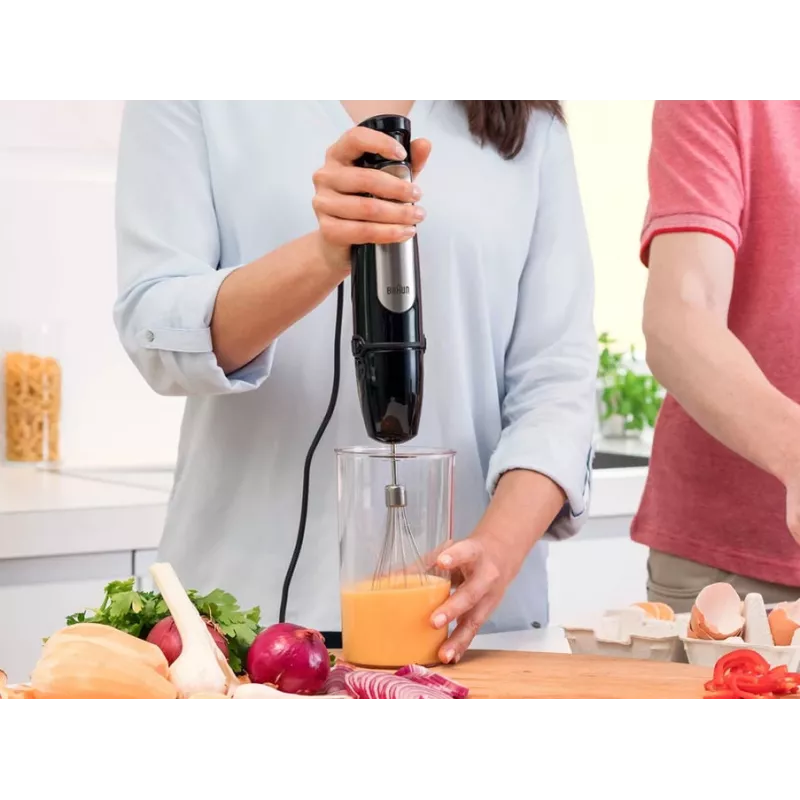 Braun MQ 7025X 0.6 L Immersion blender 1000 W Black, Stainless steel