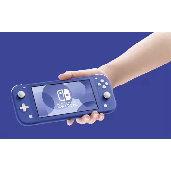 Nintendo Switch Lite, Nintendo Switch Lite, NVIDIA Custom Tegra, Blue, Analogue / Digital, Home button, Power button, Buttons