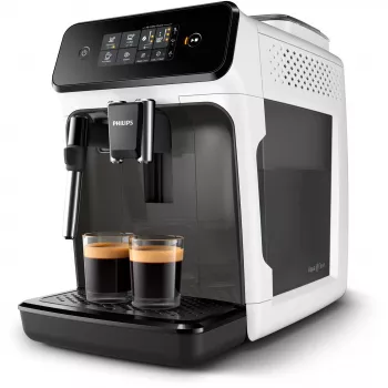 Espresso machine Philips 1200 series EP1223/00 — 1.8 L water tank, built-in grinder, 275 g bean hopper, 1500 W, white