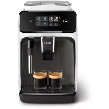 Espresso machine Philips 1200 series EP1223/00 — 1.8 L water tank, built-in grinder, 275 g bean hopper, 1500 W, white