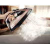 Tefal Ultimate Pure FV9845 steam iron, 3200 W, Durilium AirGlide Autoclean soleplate, 60 g/min continuous steam, 260 g/min steam boost, 350 ml tank, vertical steam, black/copper
