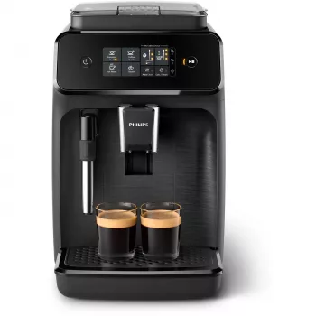 Espresso machine Philips EP1220/00 — fully automatic, 1.8 L water tank, 275 g bean hopper, 15 bar, ceramic grinder, 12 grind settings, black