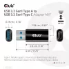 CLUB3D USB 3.2 Gen1 Type A to USB 3.2 Gen1 Type C Adapter M/F