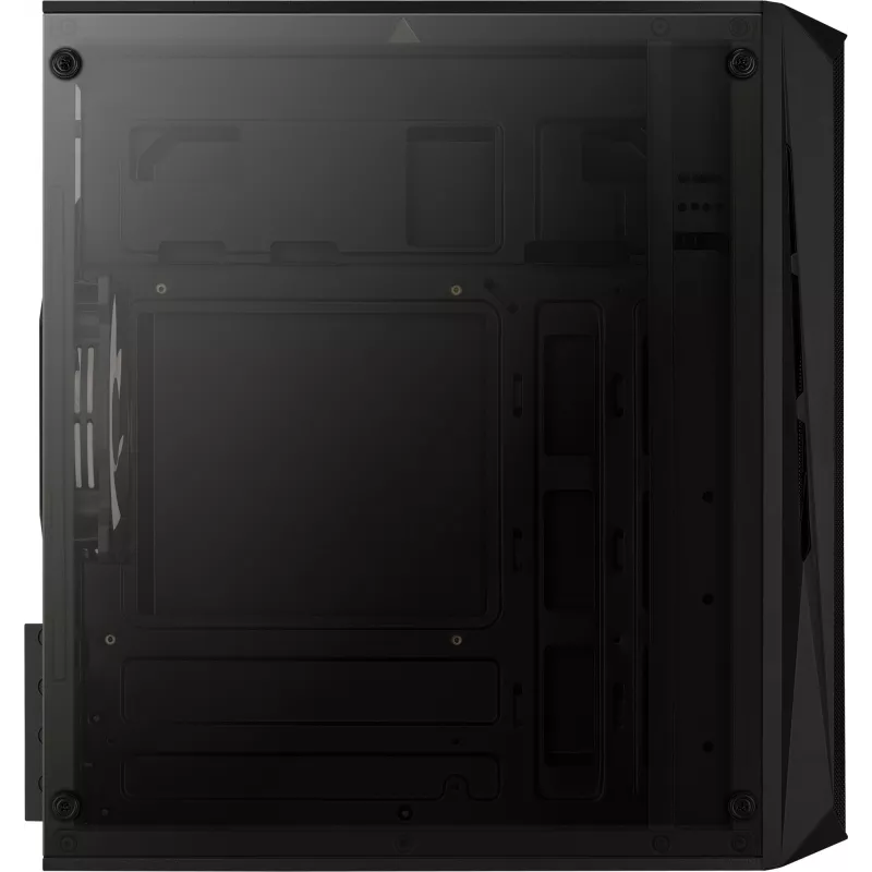 PC case AEROCOOL CS107V2 Mini Tower — Black, microATX/Mini-ITX, 2x120mm fans, 1x3.5 inch + 2x2.5 inch bays