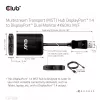 MST hub DisplayPort 1.4 to DisplayPort + HDMI 4K60Hz CLUB3D CSV-7220