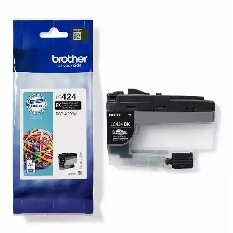 Brother LC424BK ink cartridge 1 pc(s) Original Black