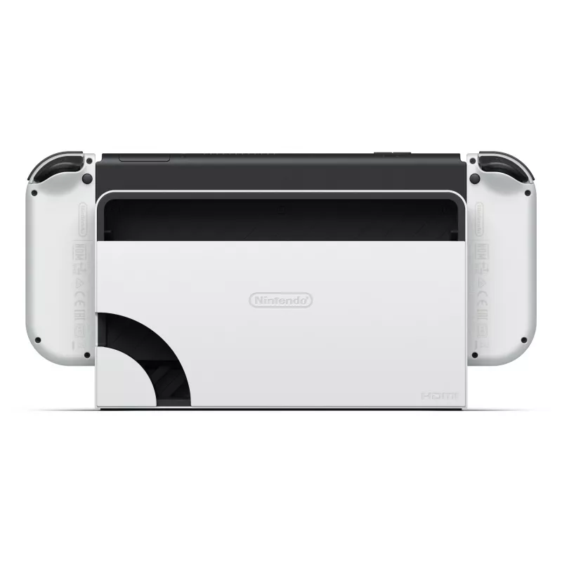 Nintendo Switch OLED, Nintendo Switch, NVIDIA Custom Tegra, White, Analogue / Digital, Home button, Power button, Buttons