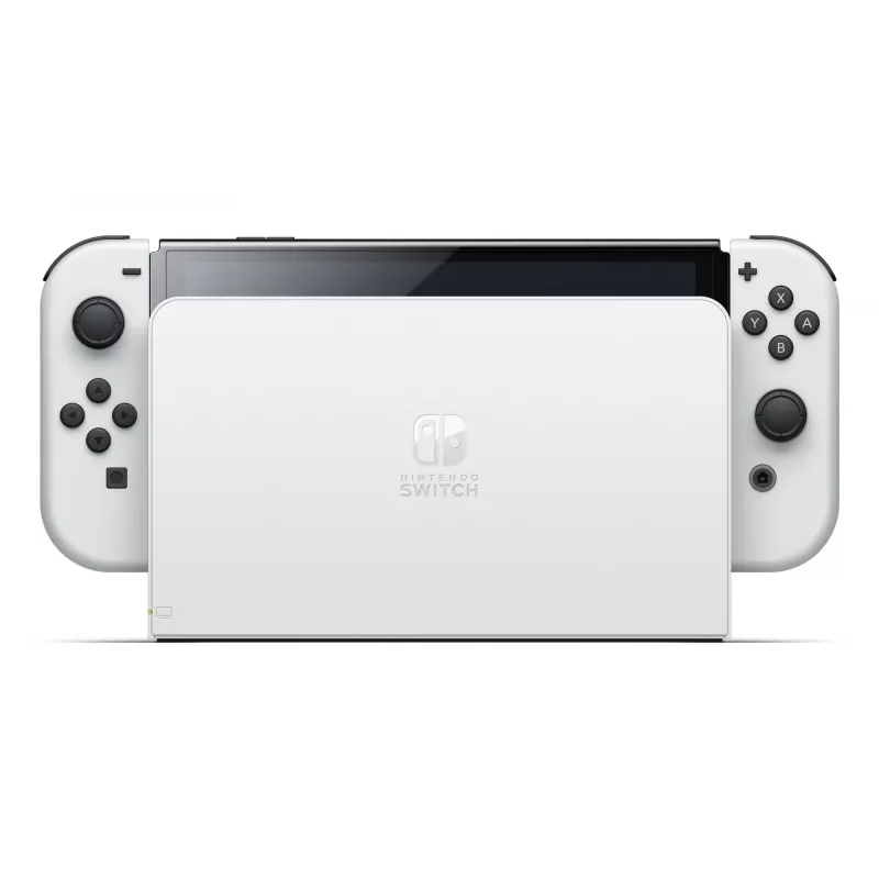 Nintendo Switch OLED, Nintendo Switch, NVIDIA Custom Tegra, White, Analogue / Digital, Home button, Power button, Buttons
