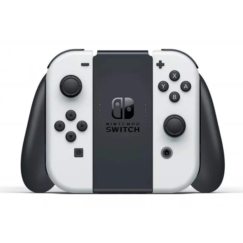 Nintendo Switch OLED, Nintendo Switch, NVIDIA Custom Tegra, White, Analogue / Digital, Home button, Power button, Buttons