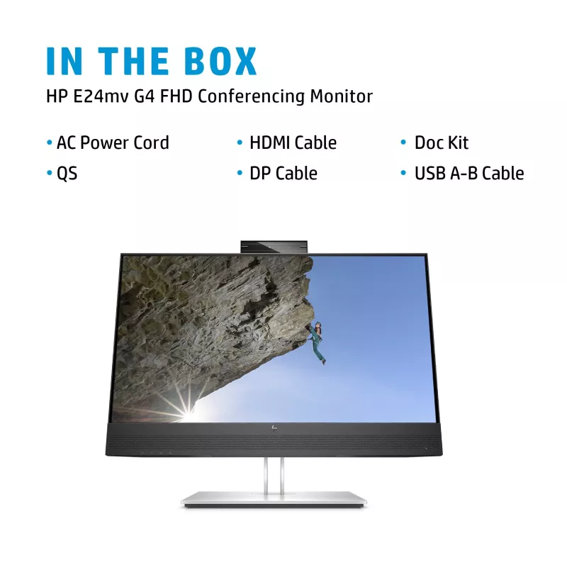 Monitor HP E24mv G4 23.8 inch Full HD 1920 x 1080
