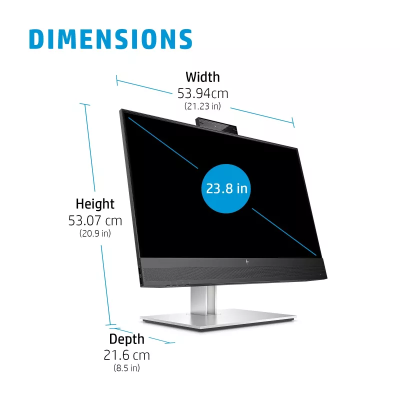 Monitor HP E24mv G4 23.8 inch Full HD 1920 x 1080