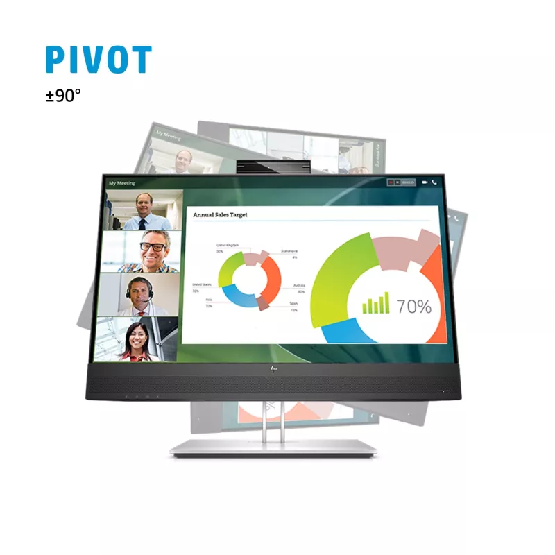Monitor HP E24mv G4 23.8 inch Full HD 1920 x 1080