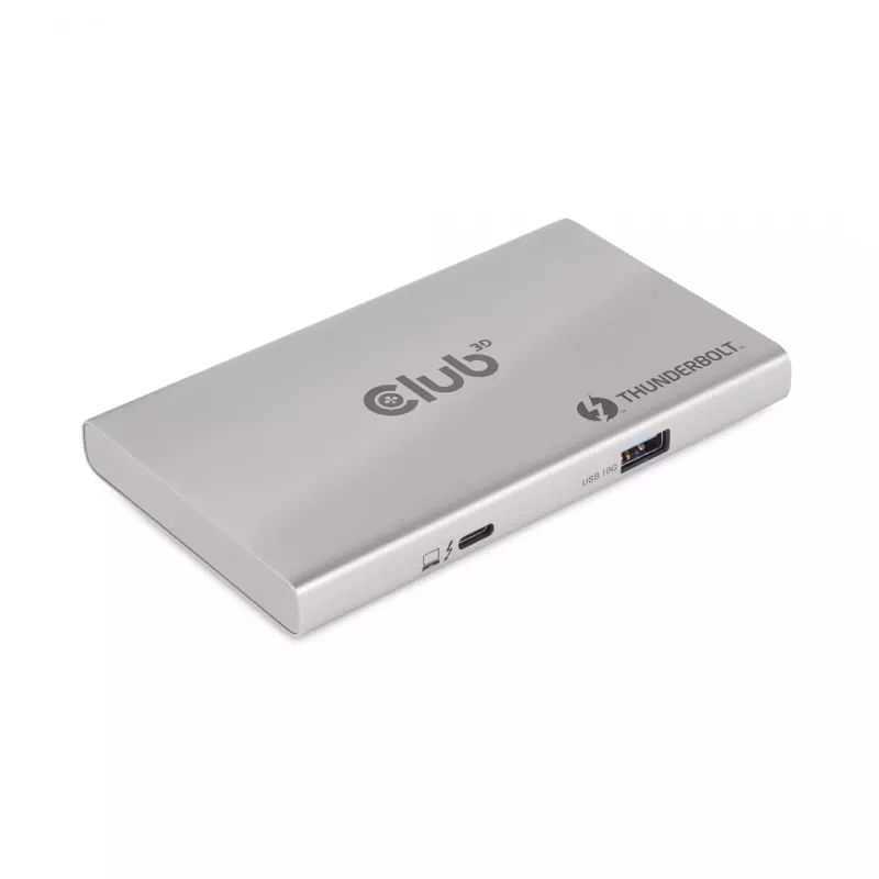 CLUB3D Certified Thunderbolt™4 Portable 5-in-1 Hub with Smart Power