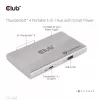 CLUB3D Certified Thunderbolt™4 Portable 5-in-1 Hub with Smart Power