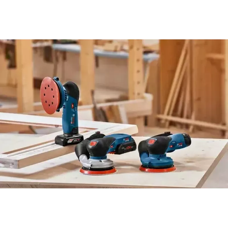 Bosch GEX 18V-125 Professional Random orbital sander 10000 RPM 20000 OPM Black, Blue, Grey, Red
