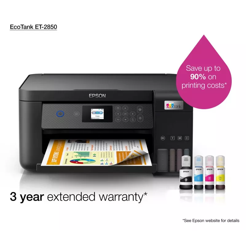 Epson EcoTank ET-2850 A4 Multifunction Wi-Fi Ink Tank Printer