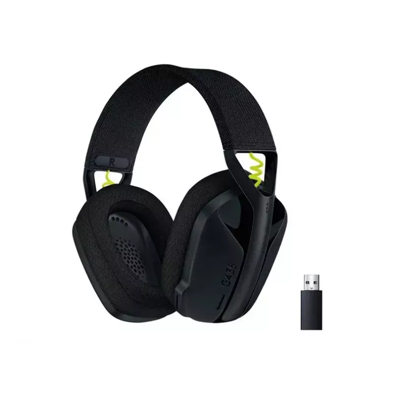 LOGITECH G435 Lightspeed Wireless Gaming Headset- Black