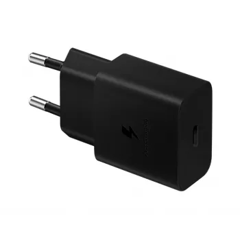 Mobile charger Samsung EP-T1510XBEGEU, USB-C 1 port, 9V/1.67A output, 1 m cable, black