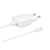 AC Indoor Fast Charger Samsung EP-T1510XWEGEU, USB-C 1-port, 5–9V, 1 m cable, White