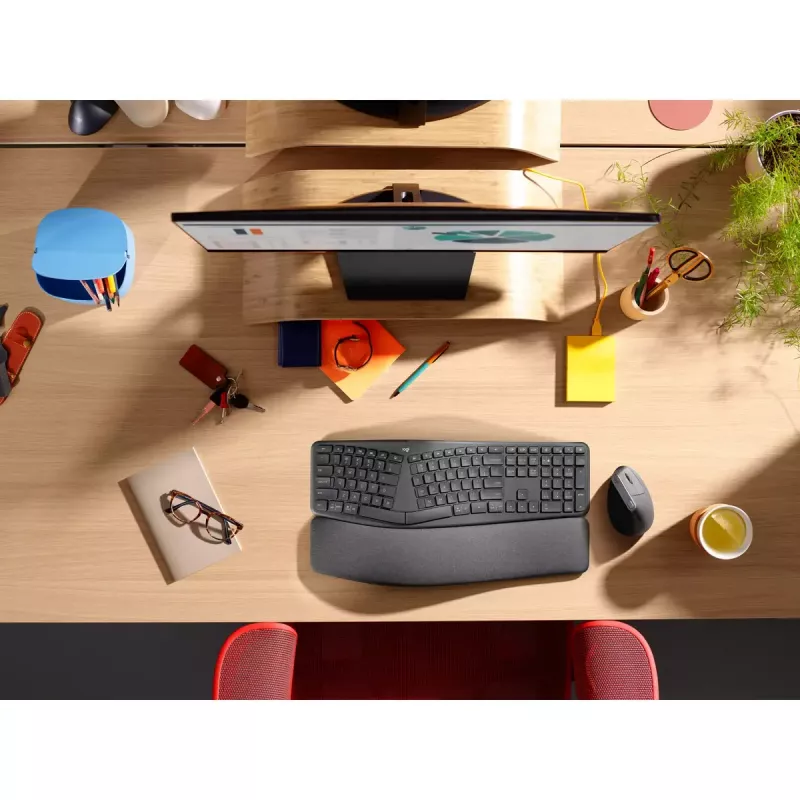 LOGITECH Ergo K860 - Wireless Split Keyboard Business Graphite Qwerty Pan Nordic