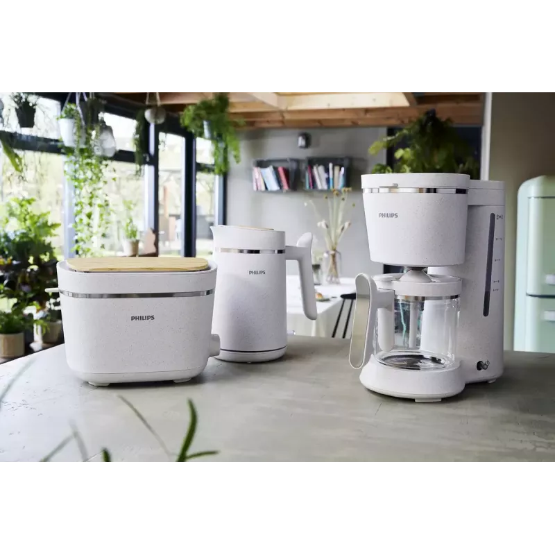 Toaster Philips HD2640/10 Eco Conscious Edition, 2-slice, 830 W, white