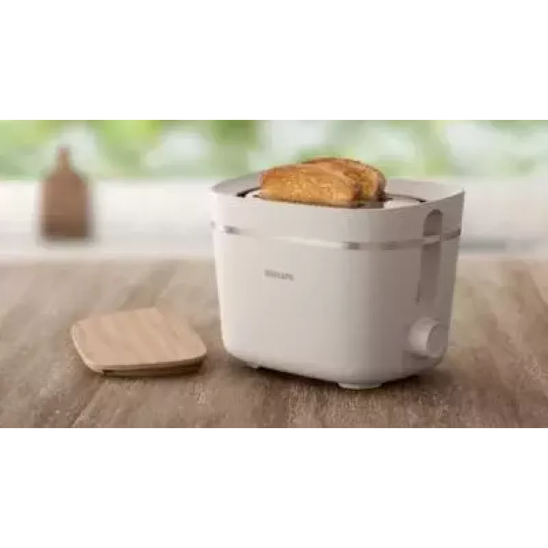 Toaster Philips HD2640/10 Eco Conscious Edition, 2-slice, 830 W, white