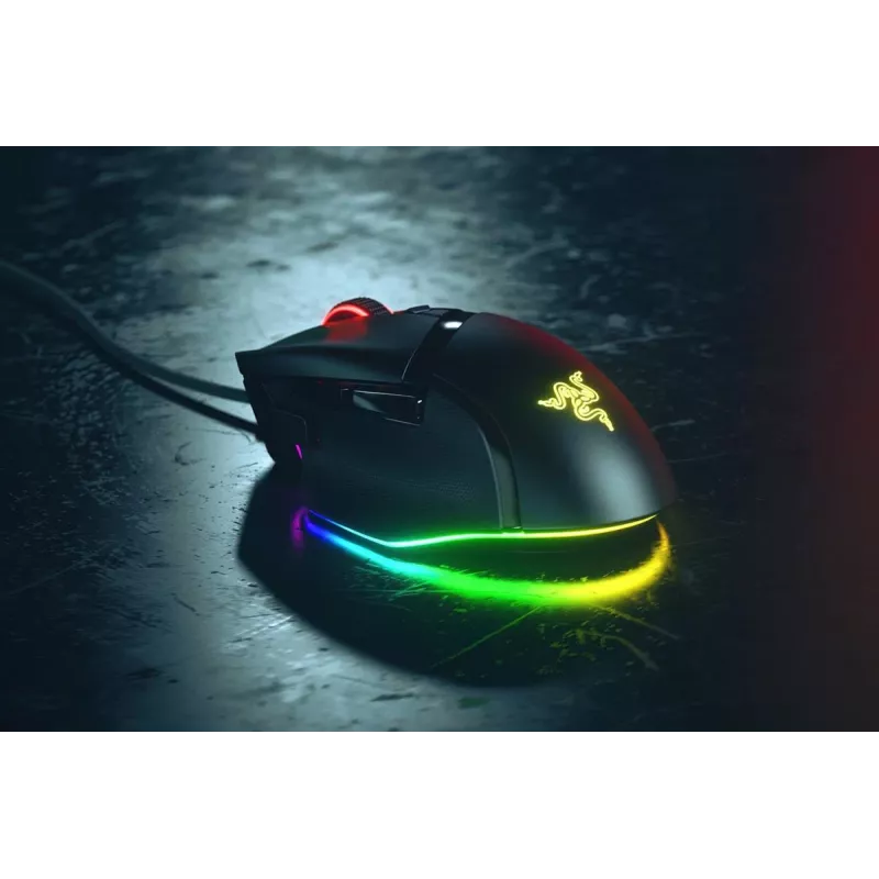 Gaming mouse Razer Basilisk V3, right-hand, optical 26,000 DPI, 11 programmable buttons, USB Type-A, black