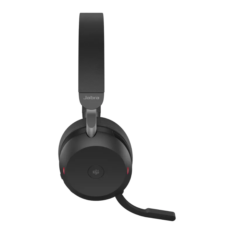 Jabra Evolve2 75 - USB-C MS Teams with Desk Stand - Black, Wired & Wireless, Calls/Music, 20 - 20000 Hz, 197 g, Headset, Black