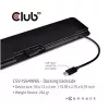 CLUB3D UNIVERSAL USB Gen1 Type-C Triple Display Dynamic PD Charging Dock with 65 Watt PS ( VGA, HDMI, DP, ETHERNET)