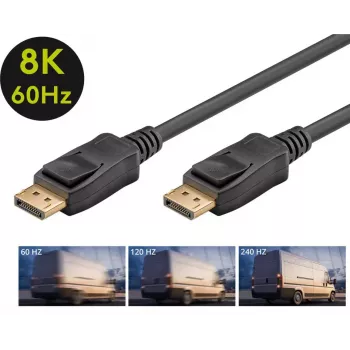 Goobay DisplayPort cable 58534 2 m Black