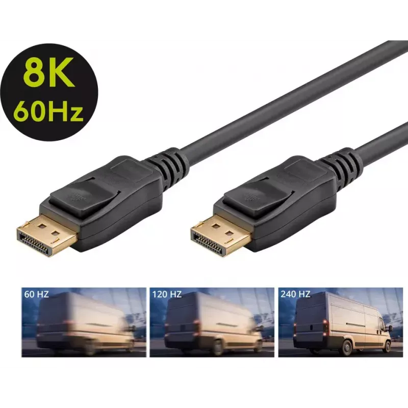 Goobay DisplayPort cable 58534 2 m Black