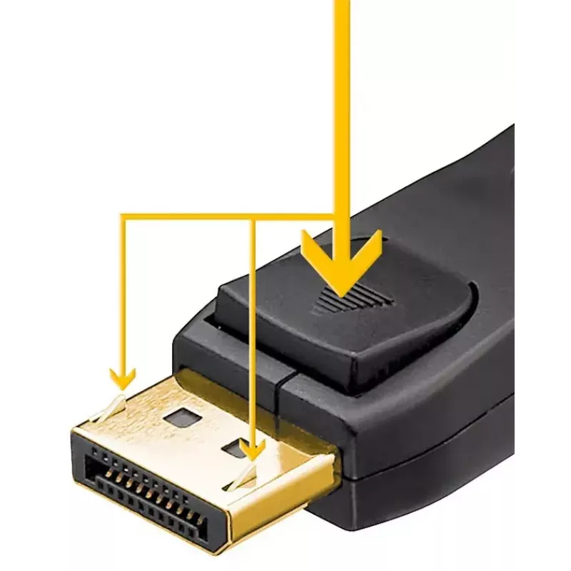 Goobay DisplayPort cable 58534 2 m Black