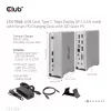Docking Station CLUB3D CSV-1568 Metal Casing USB Gen2 Type-C USB Gen2 Type-A HDMI DP VGA RJ45 120W