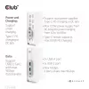 Docking Station CLUB3D CSV-1568 Metal Casing USB Gen2 Type-C USB Gen2 Type-A HDMI DP VGA RJ45 120W