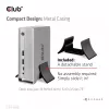 Docking Station CLUB3D CSV-1568 Metal Casing USB Gen2 Type-C USB Gen2 Type-A HDMI DP VGA RJ45 120W