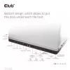 CLUB3D USB Gen1 Type-C Triple Display DP Alt mode Displaylink Dynamic PD Charging Dock with 120 Watt PS