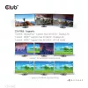 CLUB3D USB Gen1 Type-C Triple Display DP Alt mode Displaylink Dynamic PD Charging Dock with 120 Watt PS