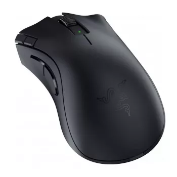 Gaming mouse Razer DeathAdder V2 X HyperSpeed — right-hand, wireless 2.4 GHz/Bluetooth, 14,000 DPI, 7 buttons, AA battery, 103 g, black