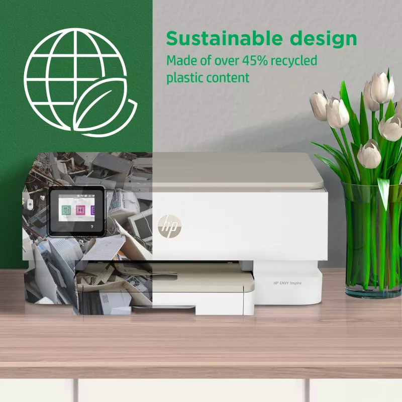 HP ENVY Inspire 7220e Wireless All-in-One Color Printer, Instant Ink; Copier, Scanner