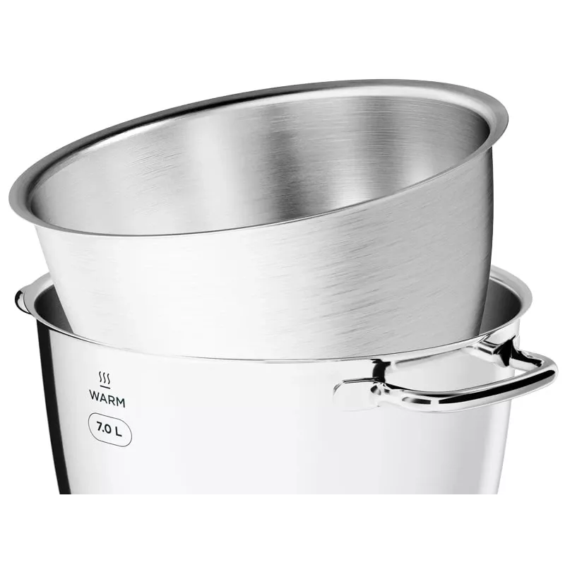 Stand mixer Kenwood KWL90.004SI — 1400 W, 7 L stainless steel bowl, touch control, built-in scales, silver