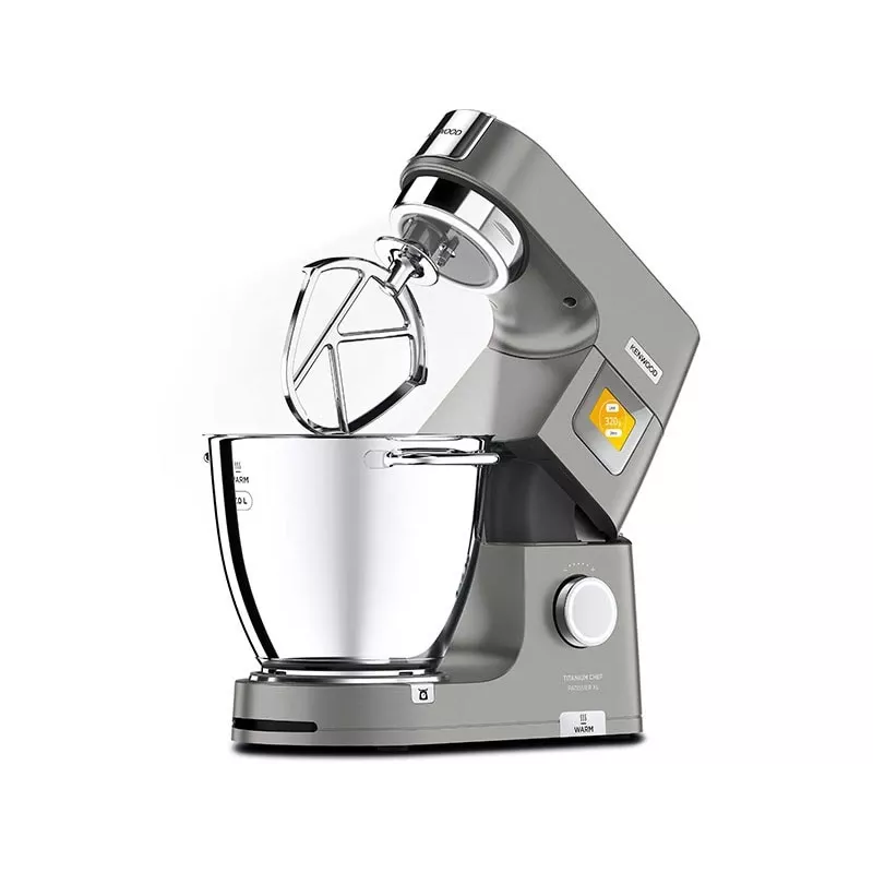 Stand mixer Kenwood KWL90.004SI — 1400 W, 7 L stainless steel bowl, touch control, built-in scales, silver