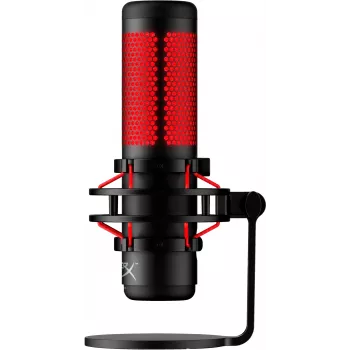 HyperX QuadCast - USB Microphone (Black-Red) - Red Lighting