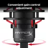 HyperX QuadCast - USB Microphone (Black-Red) - Red Lighting