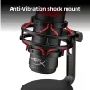 HyperX QuadCast - USB Microphone (Black-Red) - Red Lighting