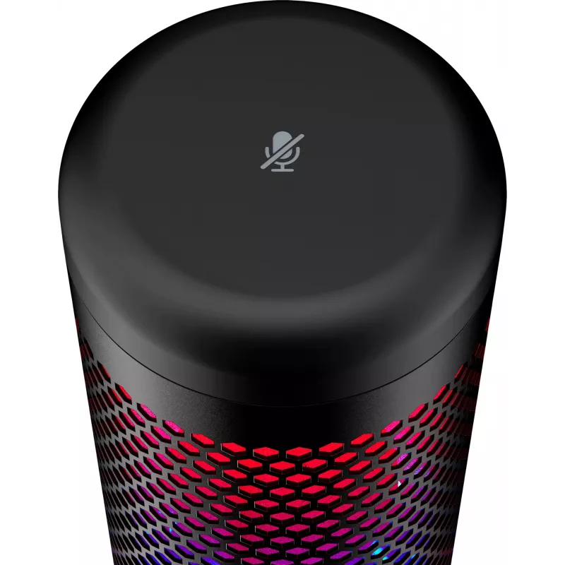 HyperX QuadCast S - USB Microphone (Black-Grey) - RGB Lighting