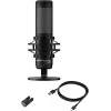 HyperX QuadCast S - USB Microphone (Black-Grey) - RGB Lighting