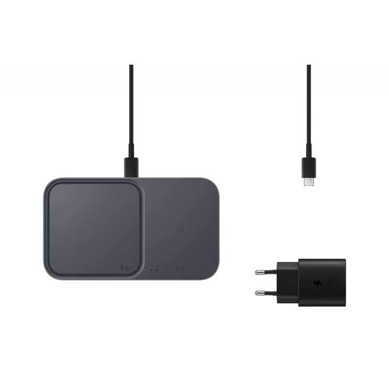 Wireless Indoor USB Charger Samsung EP-P5400 — 15 W, Grey, for Smartphone Headphones Smartwatch
